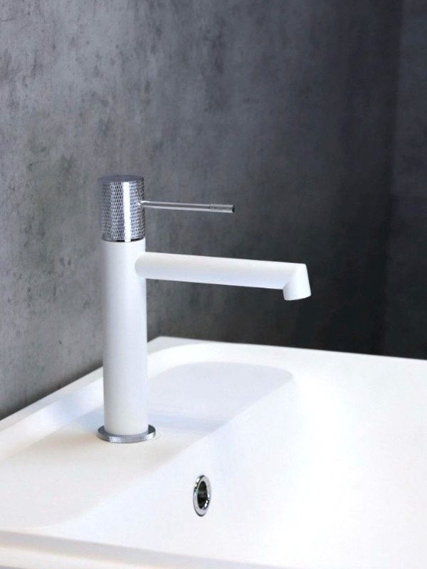 Смеситель для раковины AltroBagno Intento AltroBagnoIntento0132MW матовый белый