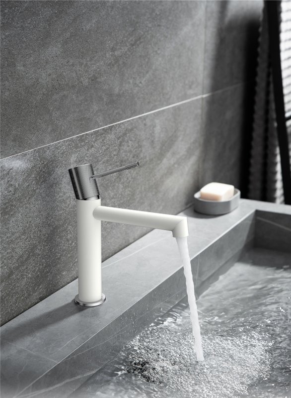 Смеситель для раковины AltroBagno Intento AltroBagnoIntento0132MW матовый белый