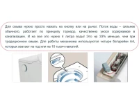 Унитаз приставной напольный SantiLine SL-5033 с импульсной системой смыва