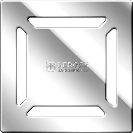 Душевой трап Berges Zentrum Norma 091463, 15x15 см, хром глянец