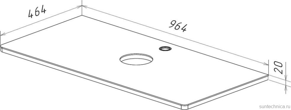 Тумба под раковину со столешницей Lemark Miano 100 белая глянцевая