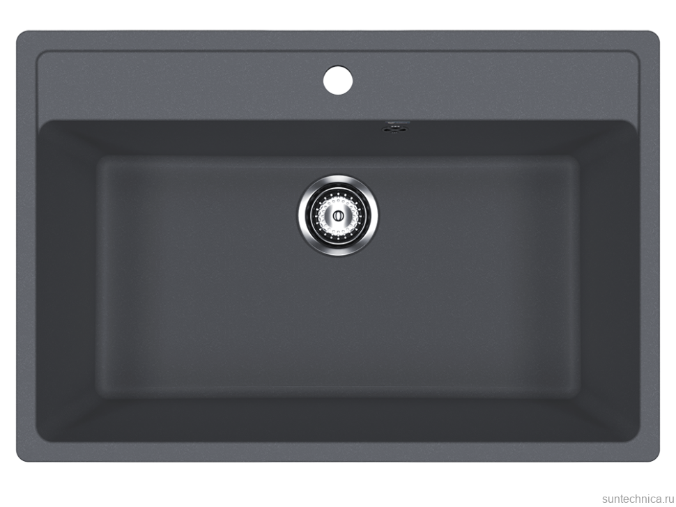 Мойка кухонная Ulgran U-600 -343 антрацит