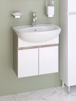 Тумба под раковину без столешницы Runo Лада 60 подвесная, крафтовый дуб