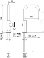 Смеситель для раковины Migliore Reversa 28207 золото