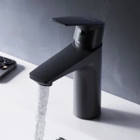 Смеситель для раковины AM.PM Gem F90A02122 черный