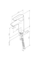 Смеситель для раковины AM.PM Gem F90A02122 черный