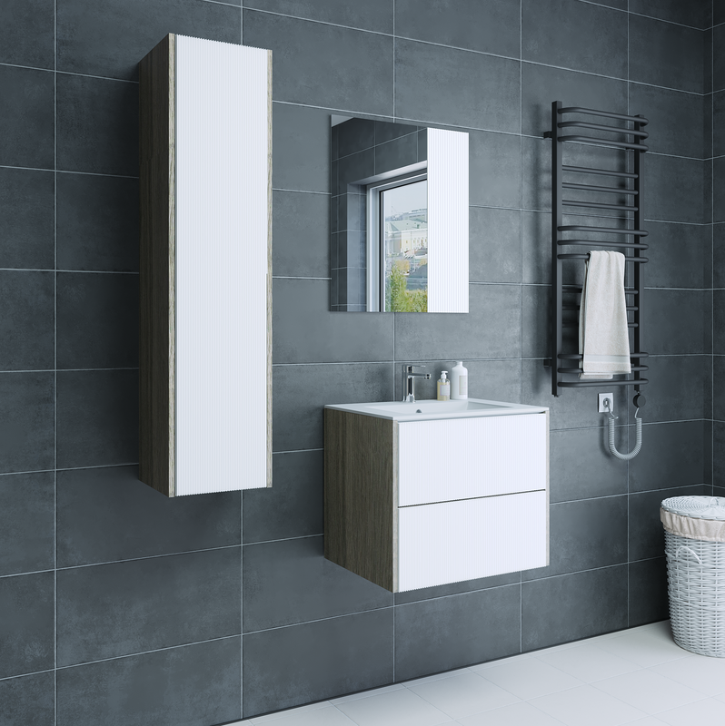 Тумба с раковиной Sanflor Диана 65 дуб шерман