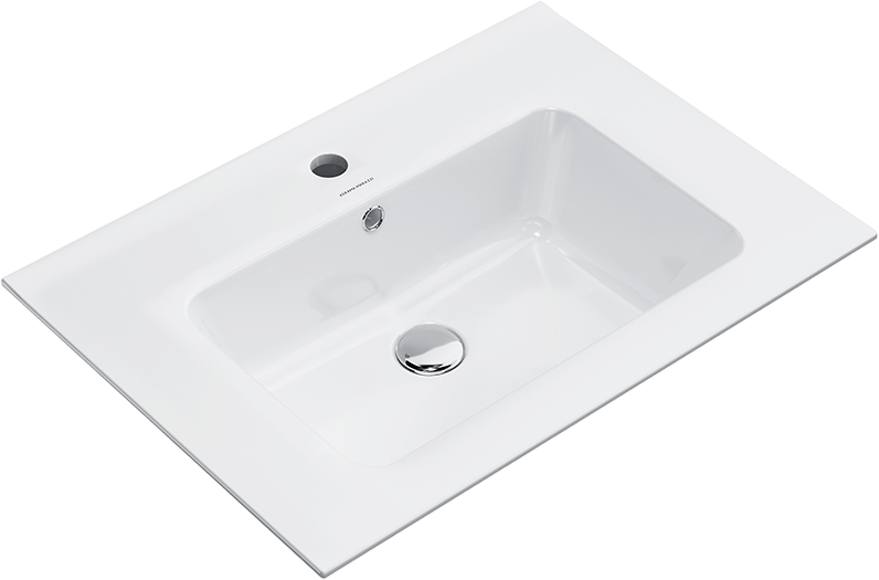 Тумба с раковиной Sanflor Диана 65 дуб шерман