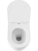 Унитаз подвесной Art&Max Romantic AM213CHR/SC с микролифтом, белый