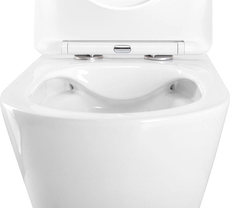 Унитаз подвесной Art&Max Romantic AM213CHR/SC с микролифтом, белый