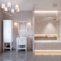 Шкаф пенал для ванной VitrA Valarte Valarte 55 матовый белый L