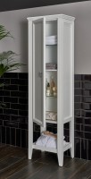 Шкаф пенал для ванной VitrA Valarte Valarte 55 матовый белый L