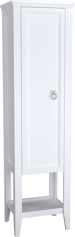 Шкаф пенал для ванной VitrA Valarte Valarte 55 матовый белый L