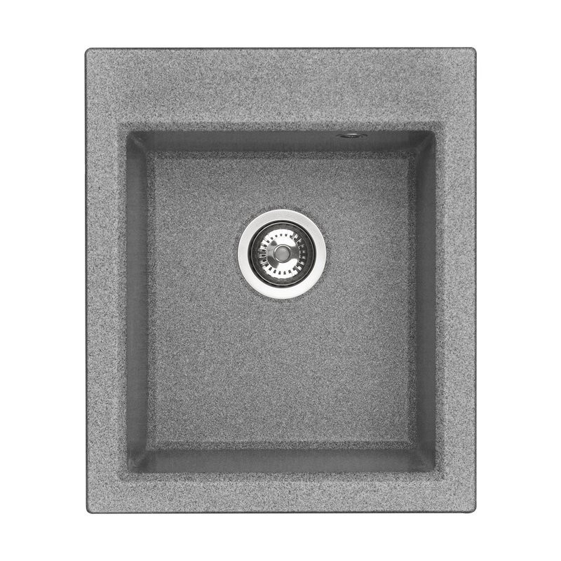 Мойка кухонная AQUATON Линеа 43, серая