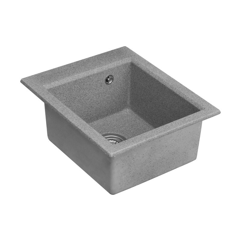 Мойка кухонная AQUATON Линеа 43, серая