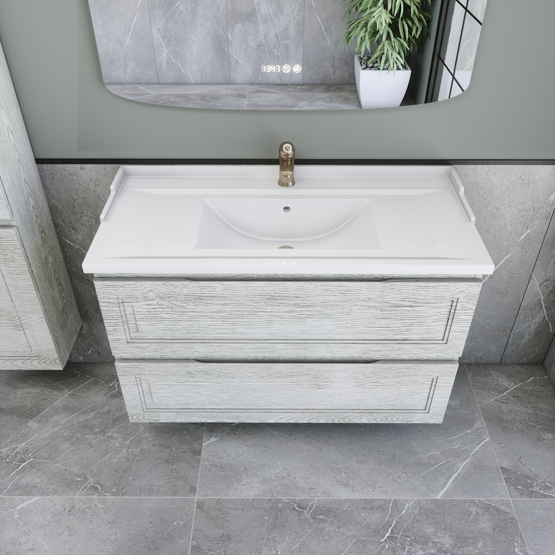 Мебель для ванной комнаты Caprigo Wales 100 белый клен