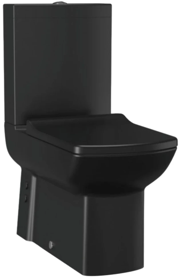 Унитаз-компакт напольный Creavit Lara LR360-11SM00E-0000 черный