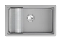 Мойка кухонная Granula Kitchen Space 7303iU алюминиум Мойка кухонная Granula Kitchen Space 7303iU алюминиум