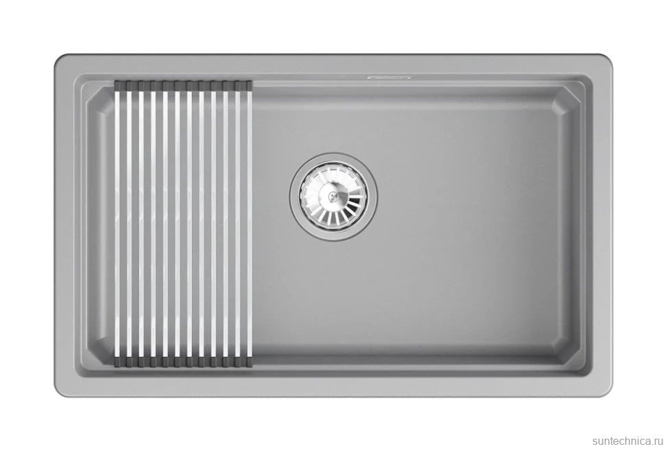 Мойка кухонная Granula Kitchen Space 7303iU алюминиум