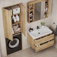 Шкаф SanStar Lavanti 65 под стиральную машину, дуб вотан