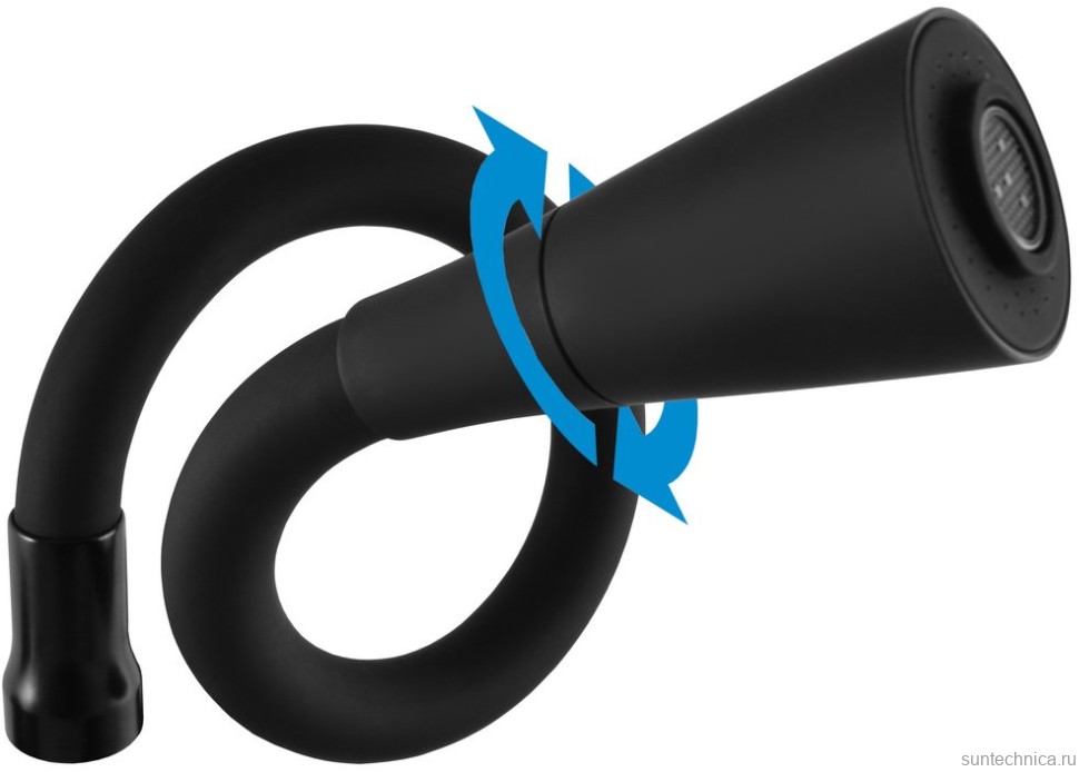 Смеситель для кухни Rav Slezak Morava retro MK120.5/13CMAT черный