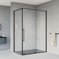 Душевой уголок Vincea Arno VSR-1A9012CLB 120x90 см, профиль черный
