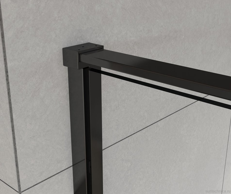 Душевой уголок Vincea Arno VSR-1A9012CLB 120x90 см, профиль черный