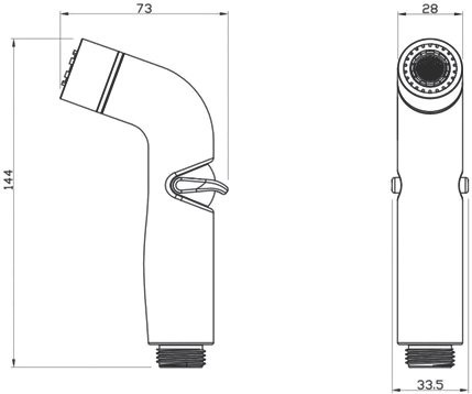 Гигиенический душ IDDIS 040SC2Fi20