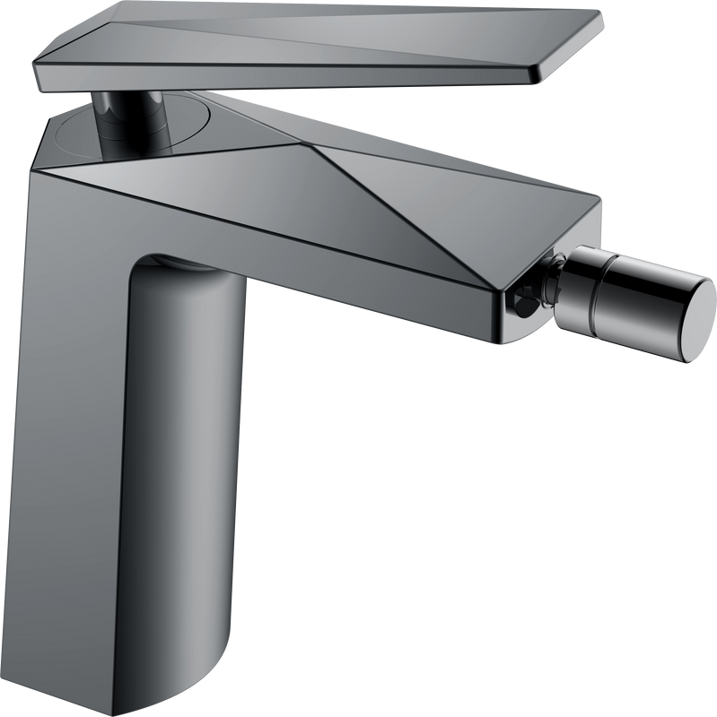 Смеситель для биде Boheme Venturo 376-SGM shine gun metal