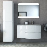 Мебель для ванной комнаты Cezares Vague 104 R bianco lucido