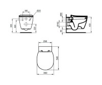 Комплект Ideal Standard Connect AquaBlade E211601