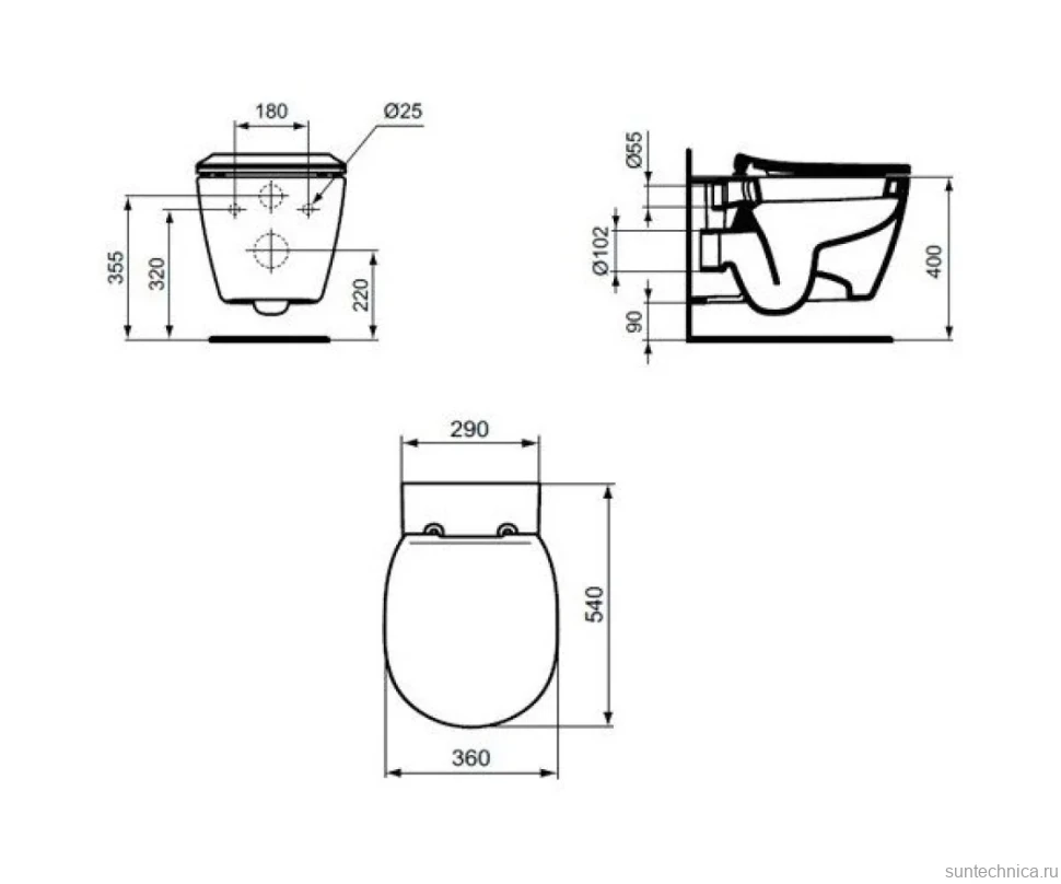 Комплект Ideal Standard Connect AquaBlade E211601
