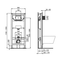 Комплект Ideal Standard Connect AquaBlade E211601