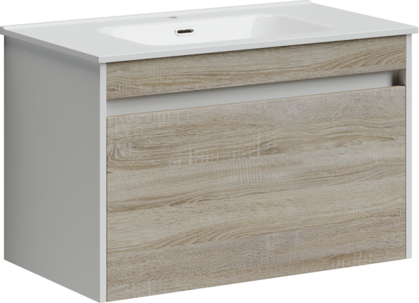 Тумба под раковину Sancos Smart 79 см дуб бардолино