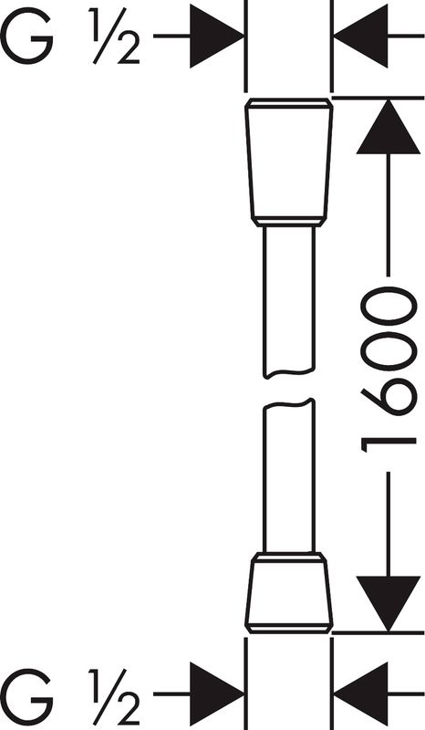 Душевой шланг Hansgrohe Isiflex 28276700 белый матовый