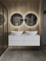 Тумба под раковину Orange Otto 130 белый глянец