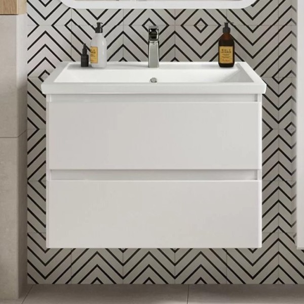 Тумба под раковину SanStar Riana 80 подвесная, белая
