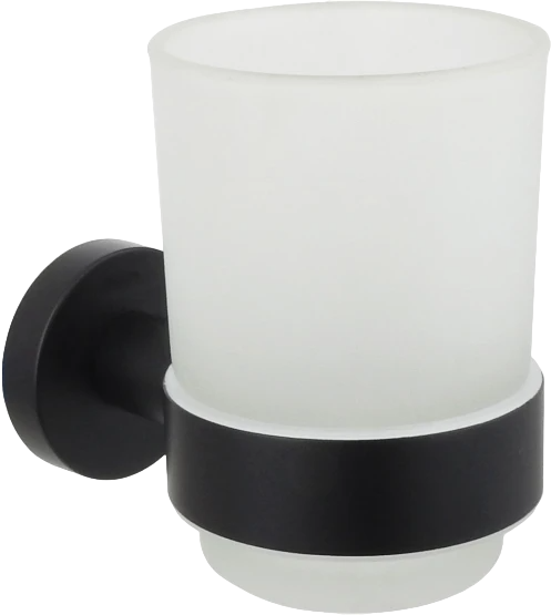 Стакан AQUATEK Вега AQ4004MB матовый черный