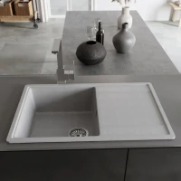 Мойка кухонная Domaci Палермо PR-735-003 серая Мойка кухонная Domaci Палермо PR-735-003 серая