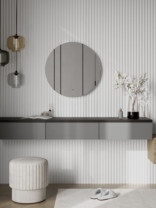 Зеркало круглое CONTINENT Led Ajour 65 см, сенсорное, с подсветкой