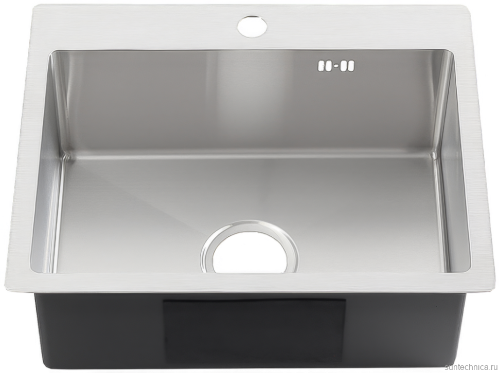 Комплект Мойка Melana ProfLine R5343H сатин + Измельчитель Bone Crusher BC 810-AS