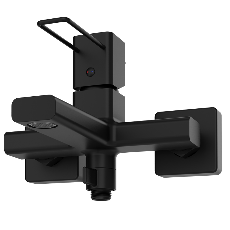 Смеситель для ванны с душем STWORKI Брамминг S40100BK матовый чёрный