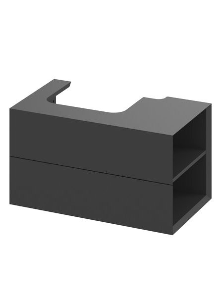 Тумба под раковину без столешницы Ravak Lite SD 80 R матовая черная