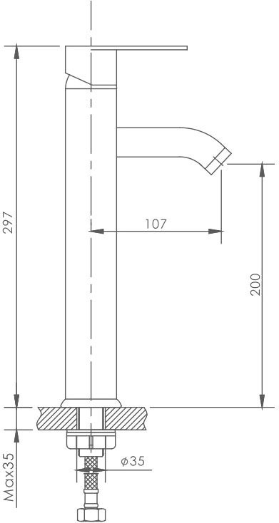 Смеситель для раковины Haiba HB811 HB11811
