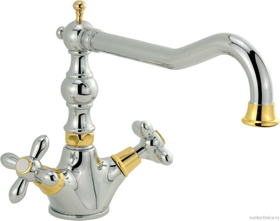 Смеситель для кухни Migliore Princeton Plus 18262 хром, золото