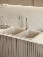 Мойка кухонная Domaci Болонья М-20-004 песочная Мойка кухонная Domaci Болонья М-20-004 песочная