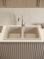 Мойка кухонная Domaci Болонья М-20-004 песочная