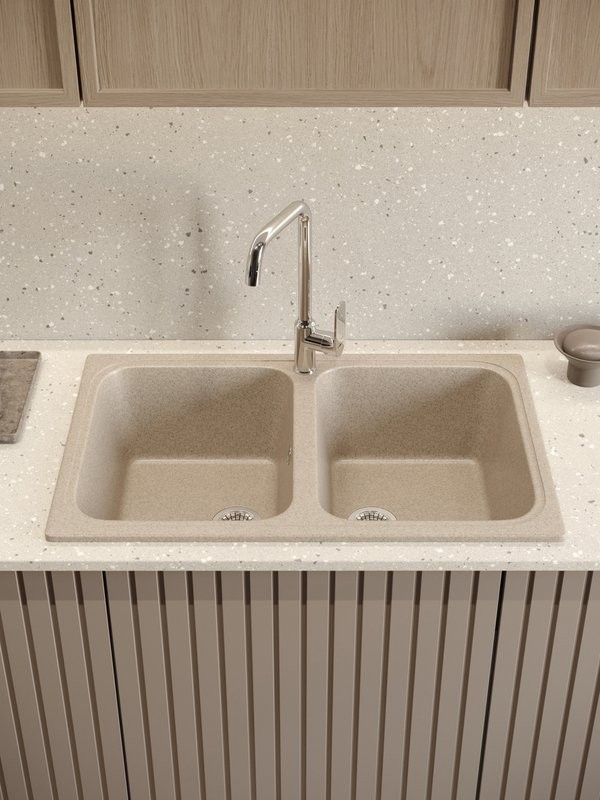 Мойка кухонная Domaci Болонья М-20-004 песочная