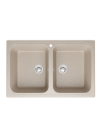 Мойка кухонная Domaci Болонья М-20-004 песочная