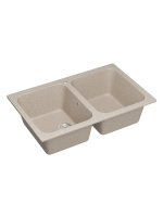 Мойка кухонная Domaci Болонья М-20-004 песочная